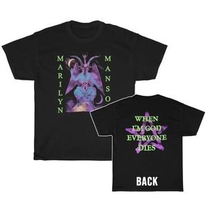 Marilyn Manson' Reflecting God T-Shirt 2 Sided